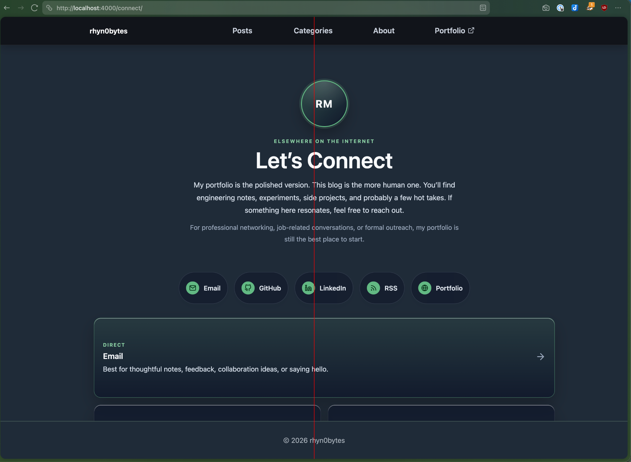 Centerline debug revealing offset